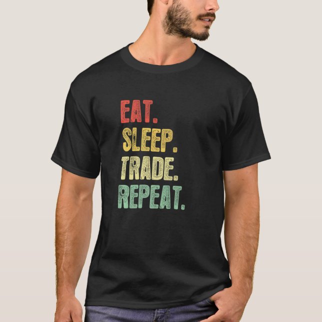 Camiseta Comerciante de Cota Repetitiva de Comércio de Sono (Frente)
