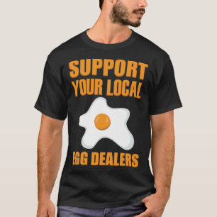 Camiseta Comerciante de Ovos de Galinha Galinha