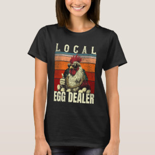 Camiseta Comerciante Local de Ovos Fazendeiro de Frango 1