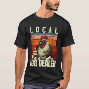 Camiseta Comerciante Local de Ovos Fazendeiro de Frango 1