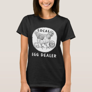 Camiseta Comerciante Local de Ovos Frango Branqueado Faze