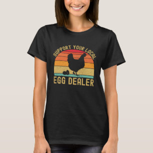 Camiseta Comerciante Local de Ovos Vendedor de Ovos Fazen