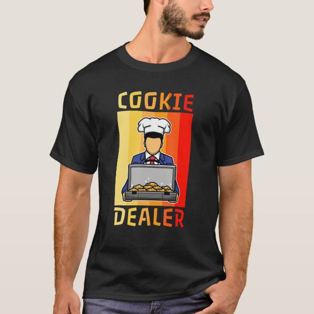 Camiseta Comerciante Mens Cookie (Frente)