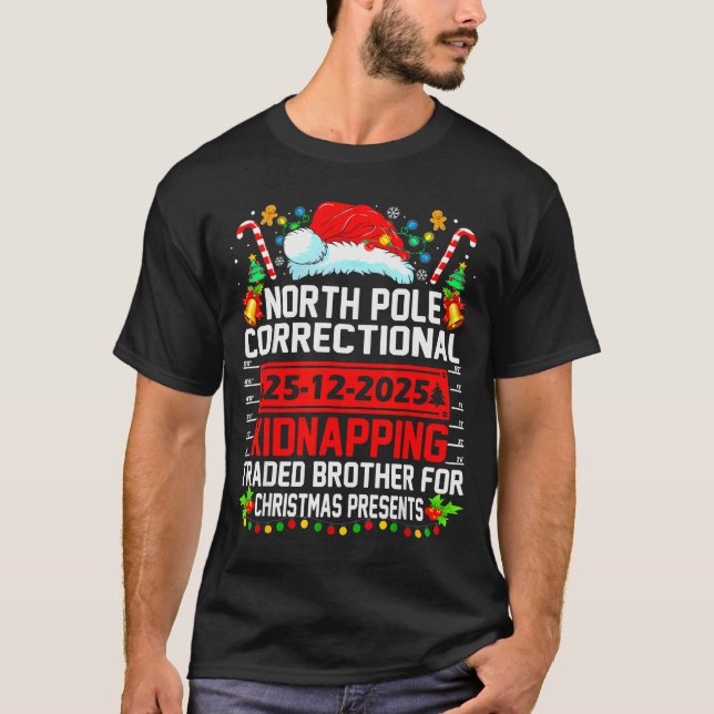 Camiseta Comércio de Sequestro de Natal do Centro Correcion (Frente)
