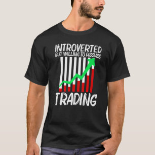 Camiseta Comércio legal Para Homens Mercado De Bolsa De Val