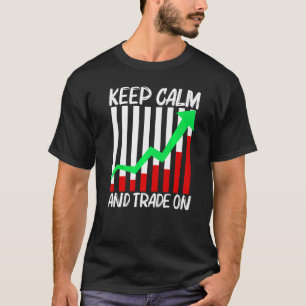 Camiseta Comércio legal Para Homens Mercado De Bolsa De Val