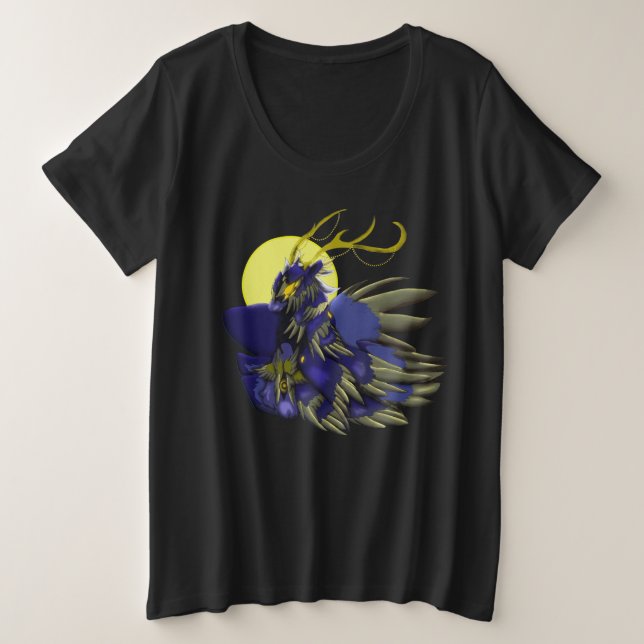 Camiseta Comet Dark Fantasy Reindeer Plus Tee (Frente do Design)