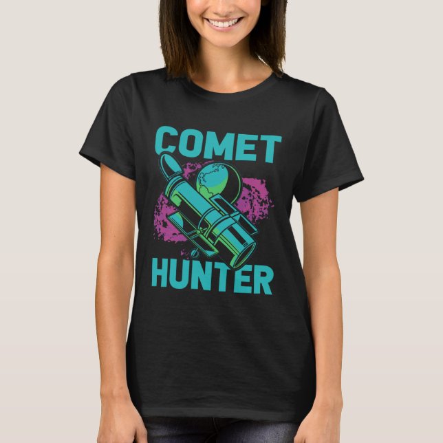 Camiseta Comet Hunter I Astronomy (Frente)
