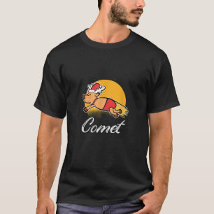 Camiseta Comet Reindeer Figurino de Natal Feio Sw de Natal