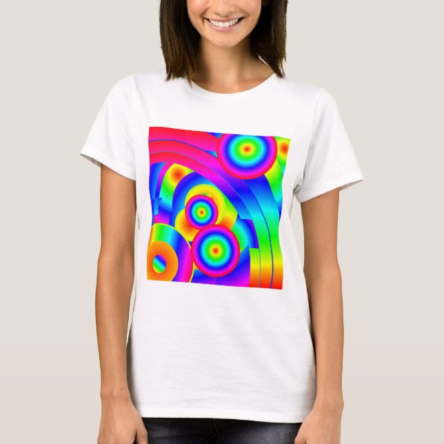 Camiseta Cometa abstrato (Frente)