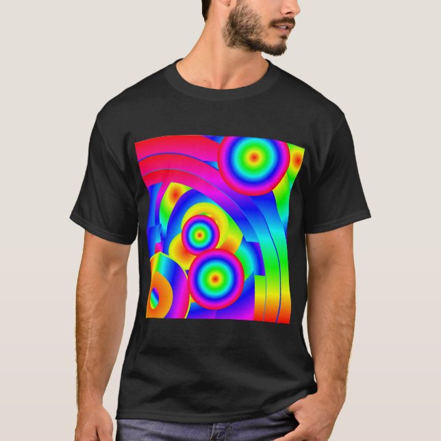 Camiseta Cometa abstrato (Frente)