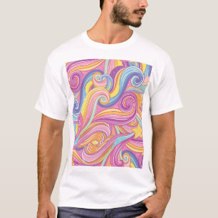 Camiseta Cometa Arco-Íris: Céu Sonho Mágico.