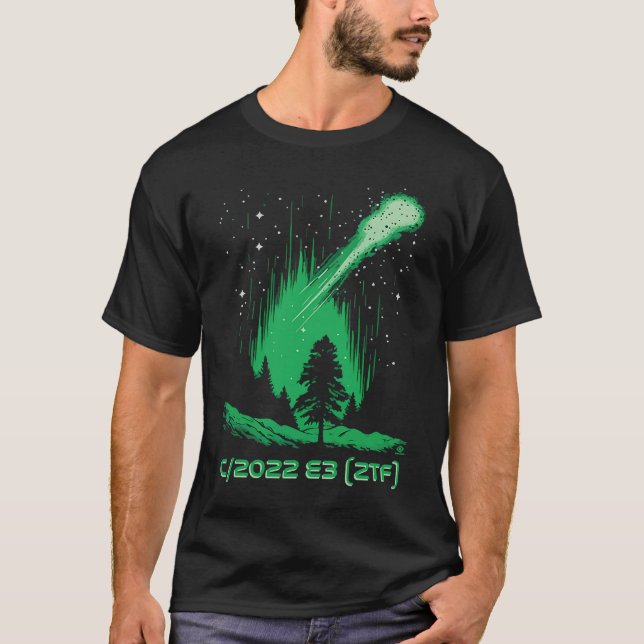 Camiseta Cometa Verde C2022 E3 ZTF (Frente)