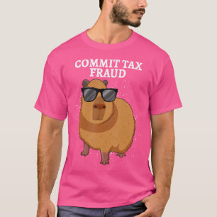 Camiseta Cometer Fraude Fiscal Capybara
