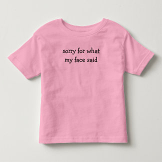 Camiseta Comfort Colors® Desculpe pelo que meu rosto disse