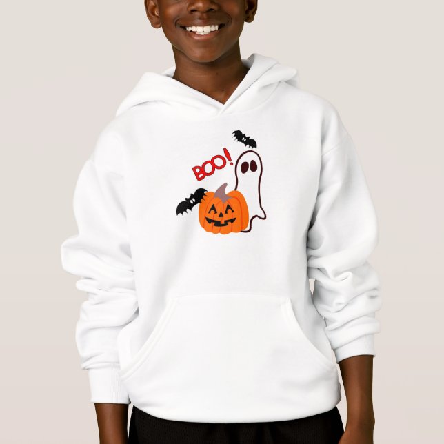 Camiseta ComfortBlend® Hoodie/Boo (Frente)