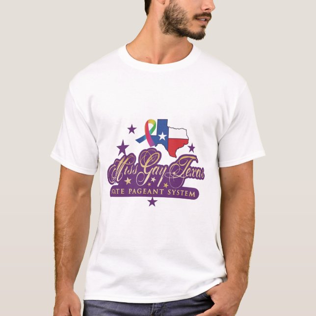 Camiseta Comfy Miss Gay Texas State Pageant System Shirt (Frente)
