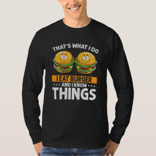 Camiseta Comi Burger E Sei Coisas Entusiasta Do Churrasco H