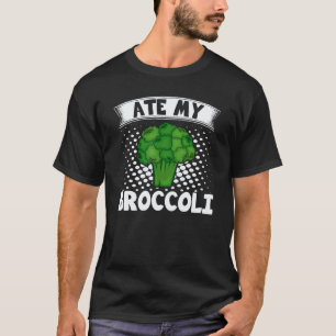Camiseta Comi Meu Brócolis Brócolis Vegano Vegetariano