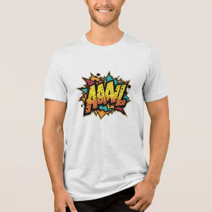 Camiseta "Comic Book Burst: AAAL! Bella+Canvas