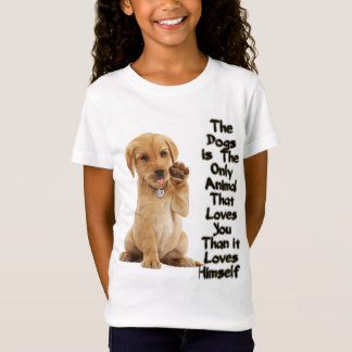 Camiseta Comic. Ilustrações do ouro Retriever