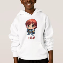 Camiseta Comic Knight Chibi Character Kids Hoodie
