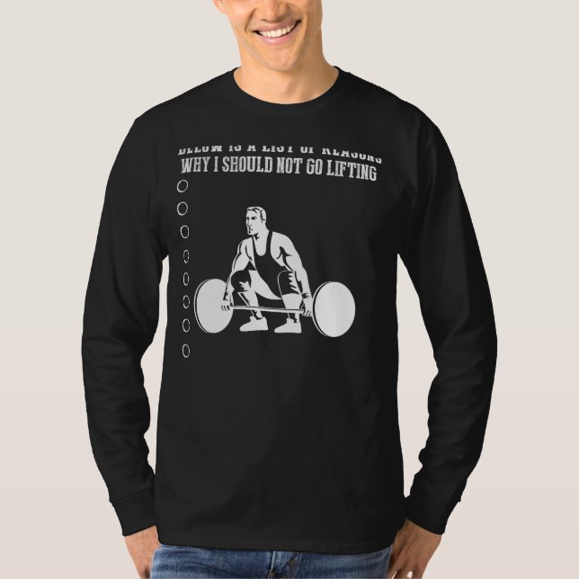 Camiseta Comic Lift-Off: Os Principais Motivos Que Eu Devo  (Frente)