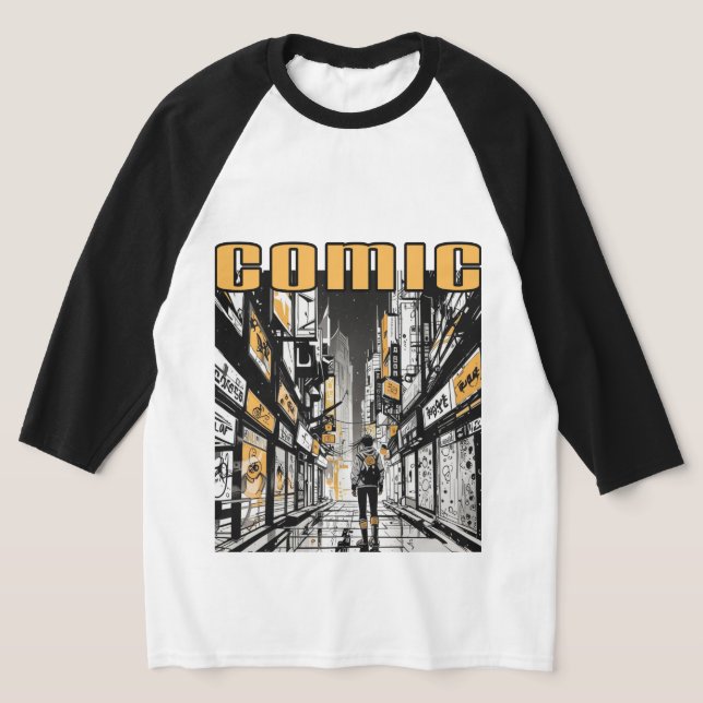 Camiseta Comic Raglan (Postura )