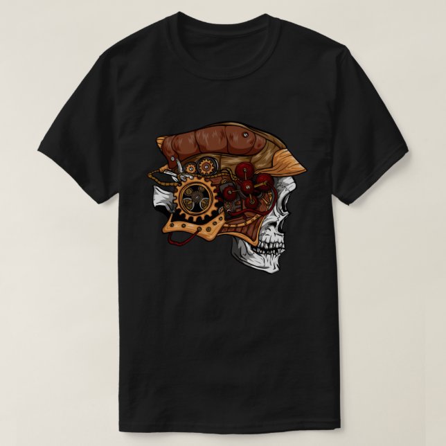 Camiseta Comic Steampunk (Frente do Design)