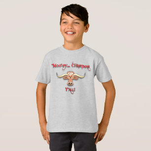 Camiseta Comical Longhorn Steer