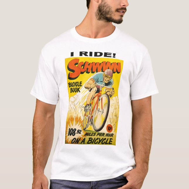 Camiseta  Comiclo de Bicicleta Schwinn (Frente)