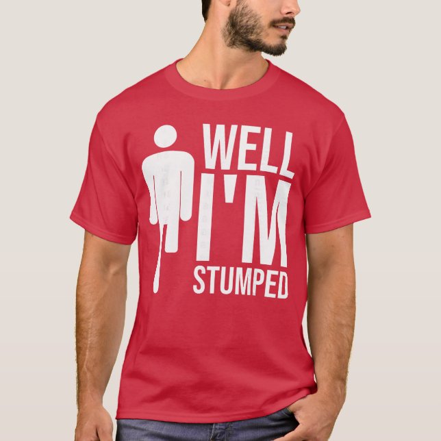 Camiseta Cômico Deficiente Amputado Pernas Protéticas Amput (Frente)