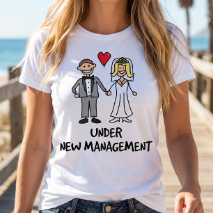 Camiseta Cômico Sob Nova Administração - Lua de Mel da Noiv