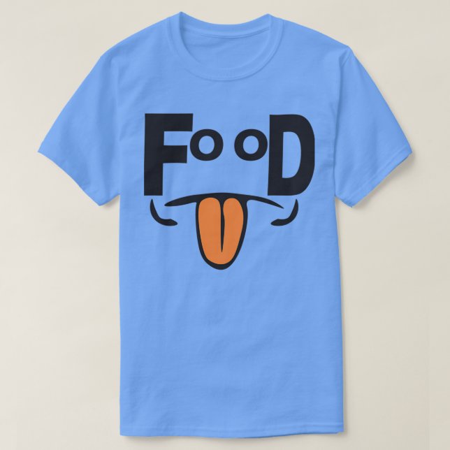 Camiseta comida amante da comida eu adoro comida comida (Frente do Design)