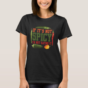 Camiseta Comida Apimentada Pimenta Vermelha Molho Quente Am