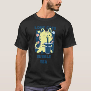 Camiseta Comida asiática japonesa Cat Pet Heart Love Bubble