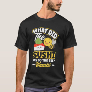 Camiseta Comida asiática Sushi Wasabi
