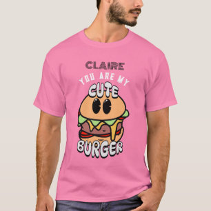 Camiseta Comida, Burger Bonito, doce e presente de namorado