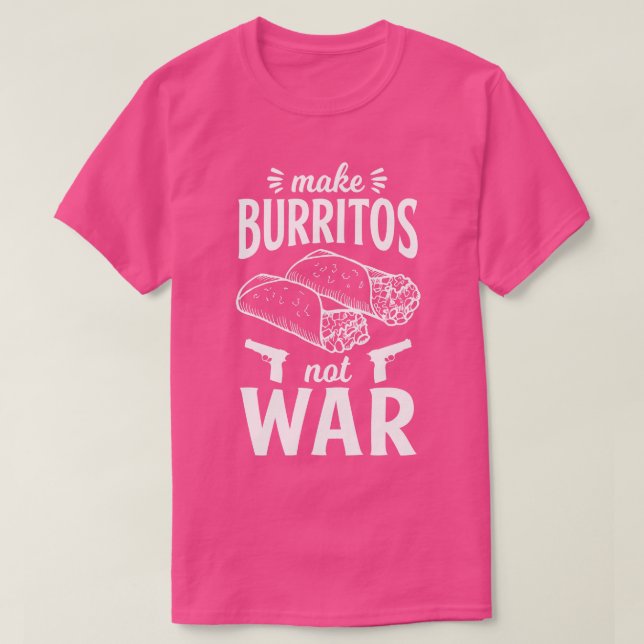 Camiseta Comida Burrito Mexicana (Frente do Design)
