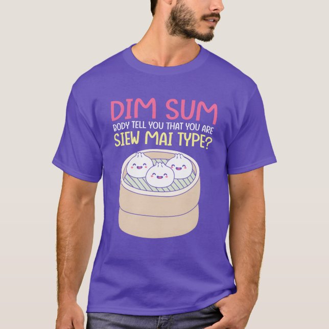 Camiseta Comida Chinesa Divertida Shumai Dumplings Kawaii D (Frente)