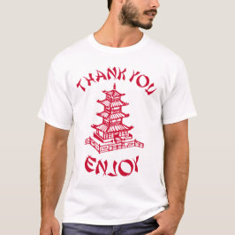 Camiseta Comida Chinesa Obrigado