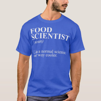Camiseta Comida Cientista Engraçado Ciências Cozinhar Para