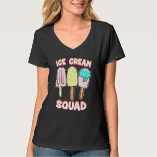 Camiseta Comida congelado Gelato Cone Fan Engraçado Sorvete