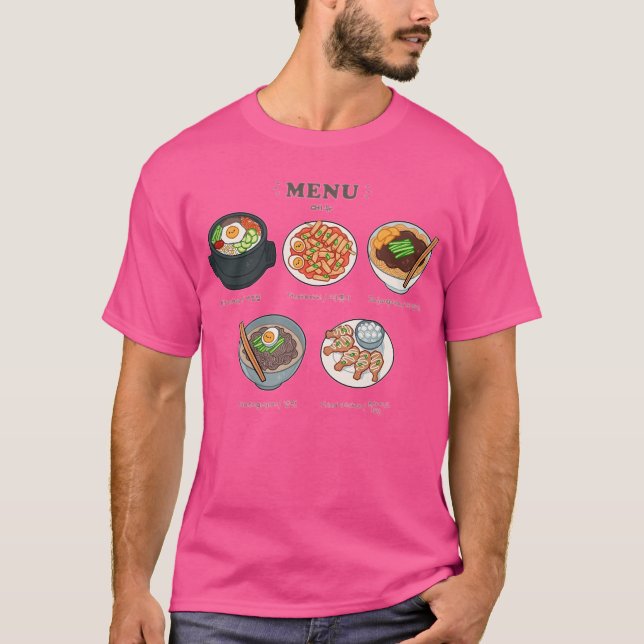 Camiseta Comida Coreana (Frente)