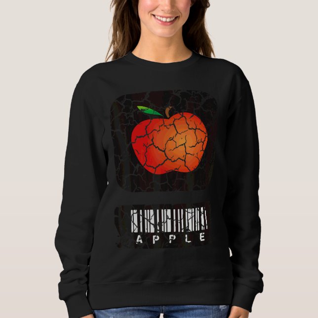 Camiseta Comida Cozinhando Foodie Maçã Aflito (Frente)