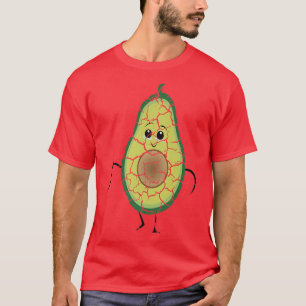 Camiseta comida, cozinhar, abacate, afligido 298