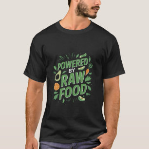 Camiseta Comida Crua Vegana Vegetariana Amantes de Legumes