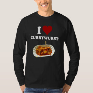 Camiseta Comida Curry Graphic Classic I Love Currywurst