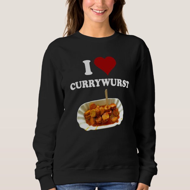 Camiseta Comida Curry Graphic Classic I Love Currywurst (Frente)
