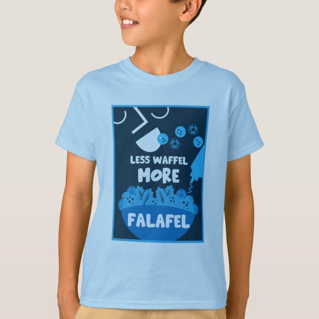 Camiseta Comida da Rua Falafel (Frente)